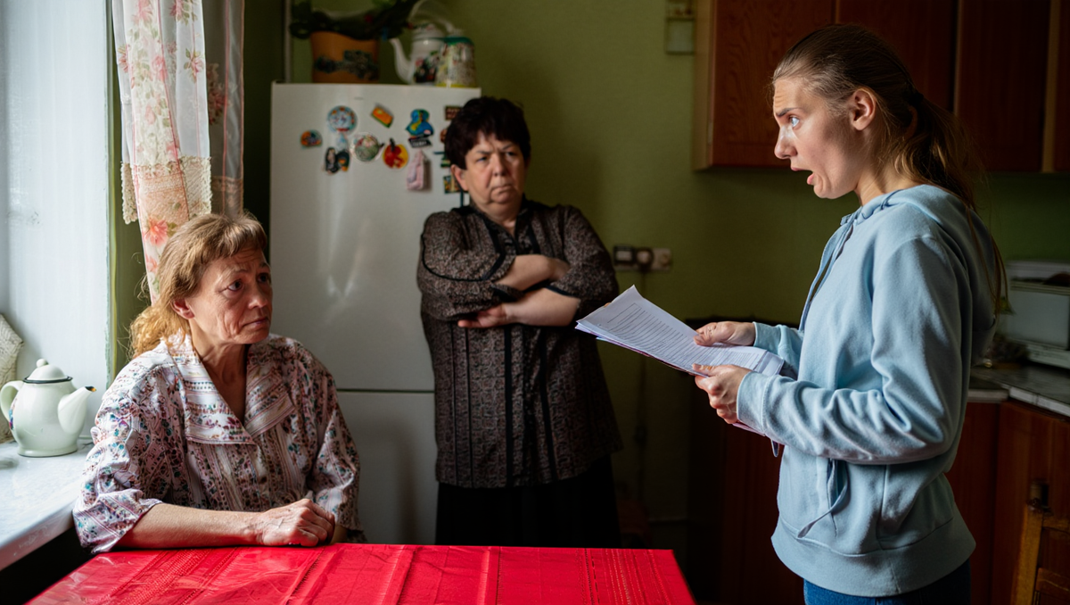 - Ты что, решила быть хозяйкой? Пока живу я - не будет этого! - холодно сказала она.