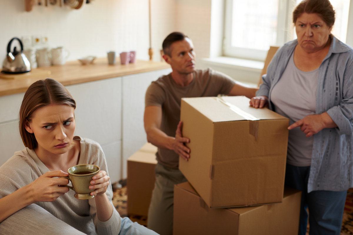 - Уж лучше платить за ипотеку, чем терпеть твою мамашу.