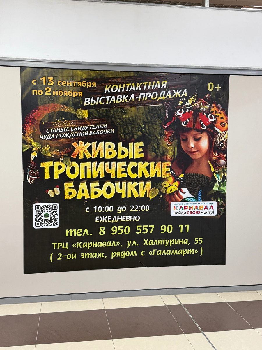 Находится на втором этаже ТРЦ Карнавал