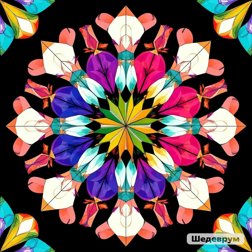 Калейдоскоп событий. Картинка сгенерирована нейросетью Шедеврум по запросу автора. Для иллюстрации публикации и просто красиво.