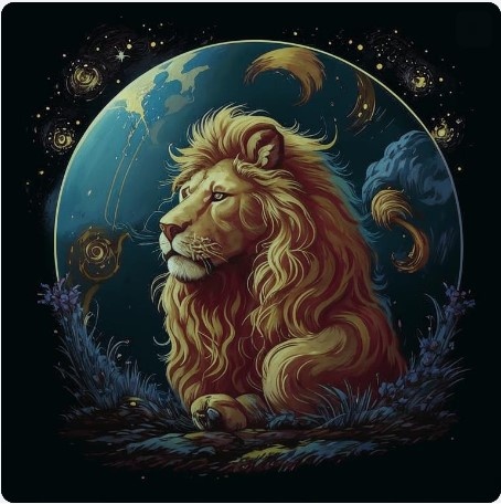 Луна в знаке Лев.