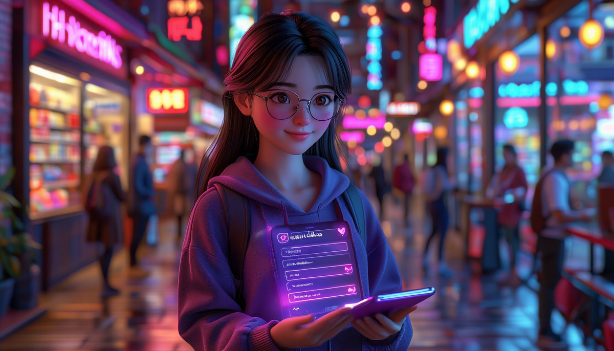 Что  она делает? Ищет отношения? Работу? Заполняет стандартную форму?