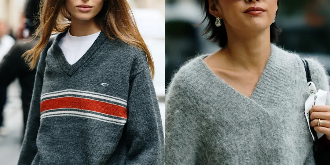 Серый свитер — главный тренд осени 2025: как выбрать и с чем носить