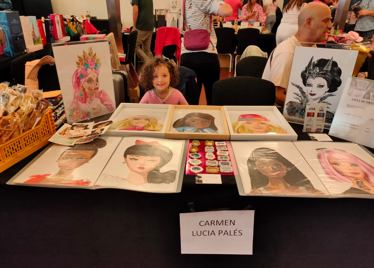 Salesroom Madrid Fashion Doll Show Carmen Lucía Palés, madridfashiondollshow.com
