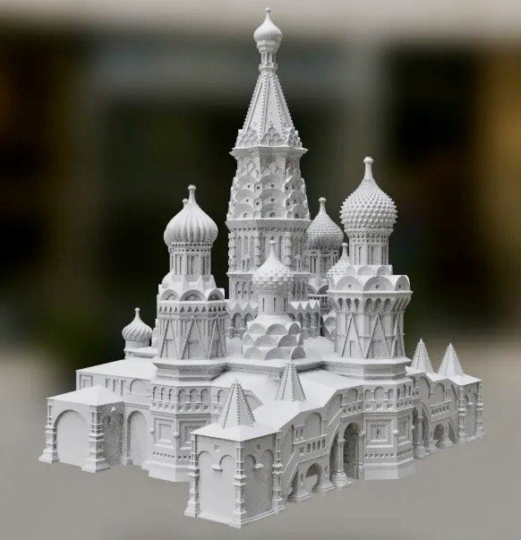 3D-моделирование и 3D-печать. Храм Василия Блаженного (Покровский собор)