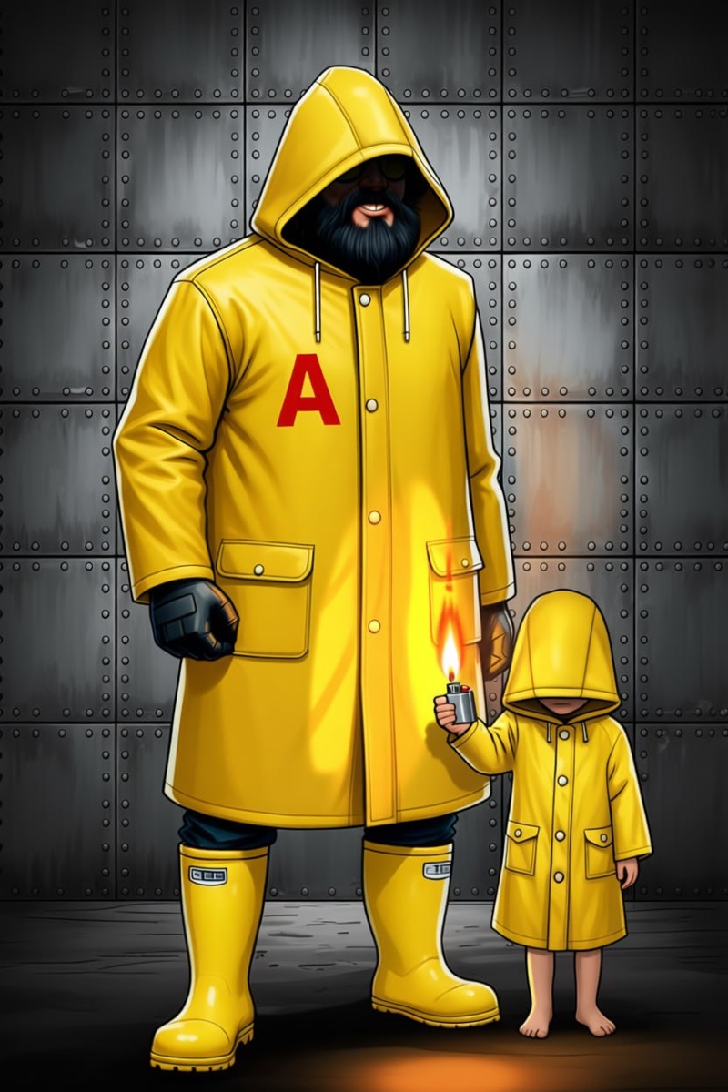 иллюстрация по мотивам игры Little Nightmares