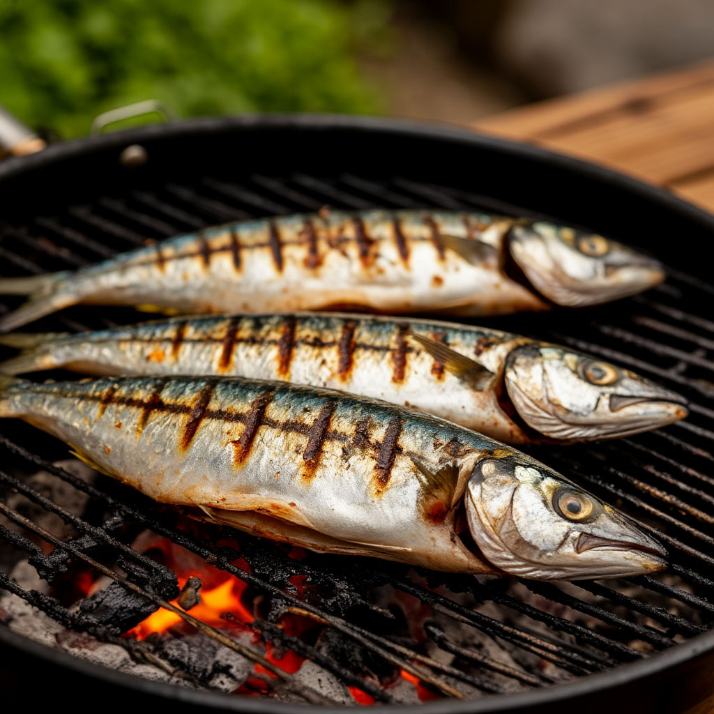 скумбрия на мангале