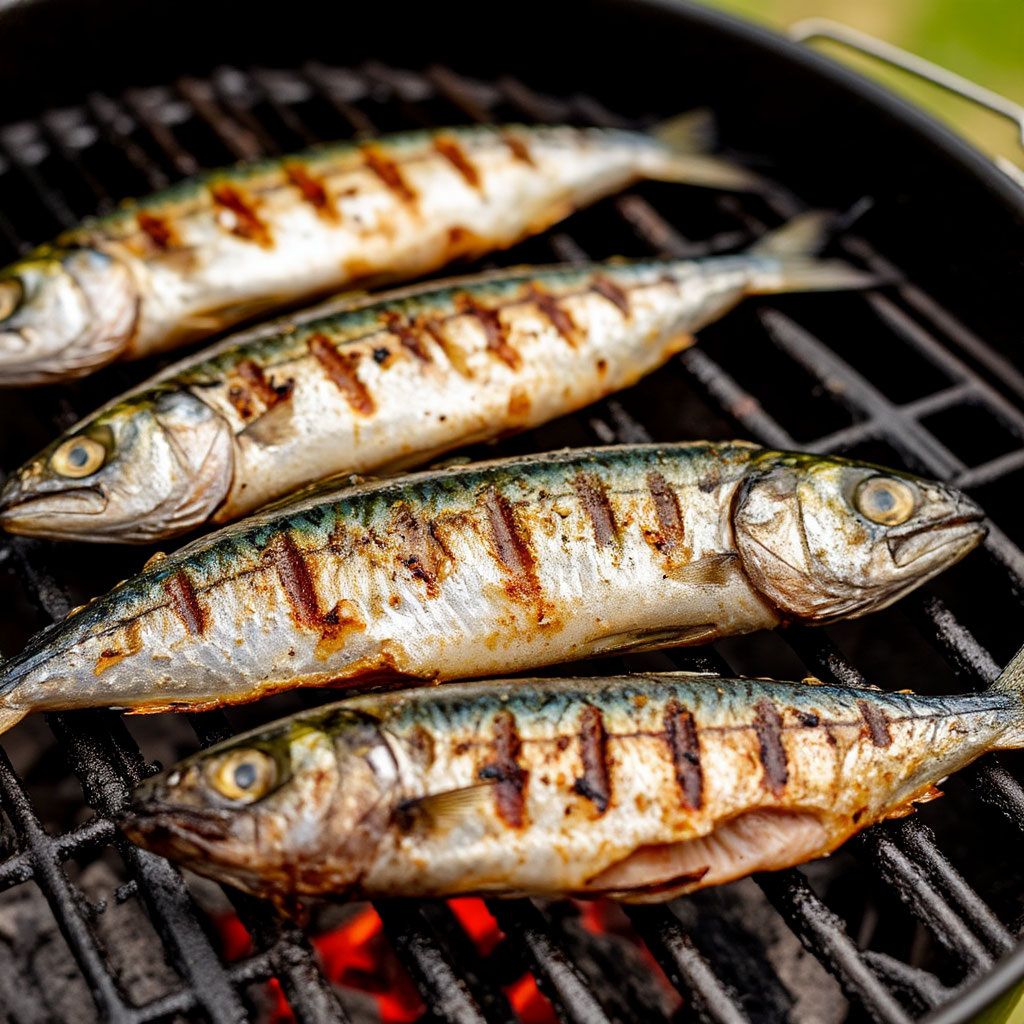 скумбрия на мангале