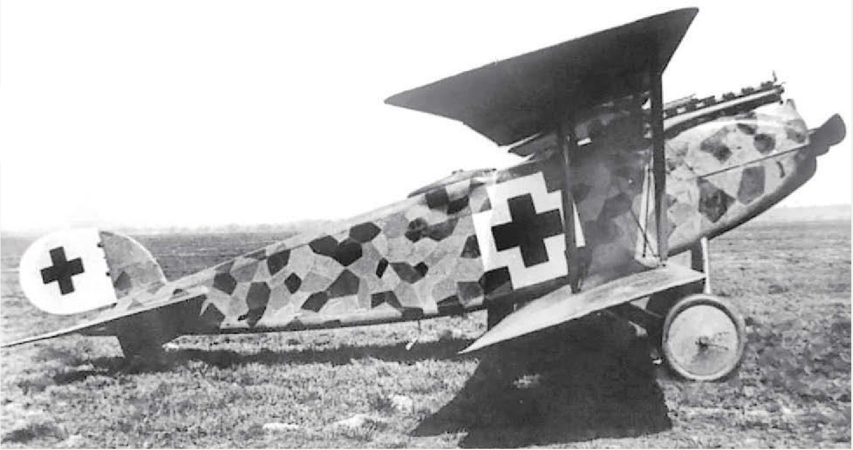 предшественником истребителя Zeppelin-Lindau D.I был оснащенный металлическим фюзеляжем штурмовик и истребитель сопровождения Zeppelin-Lindau CL.I. Снимок из коллекции Герберта Ринглштеттера