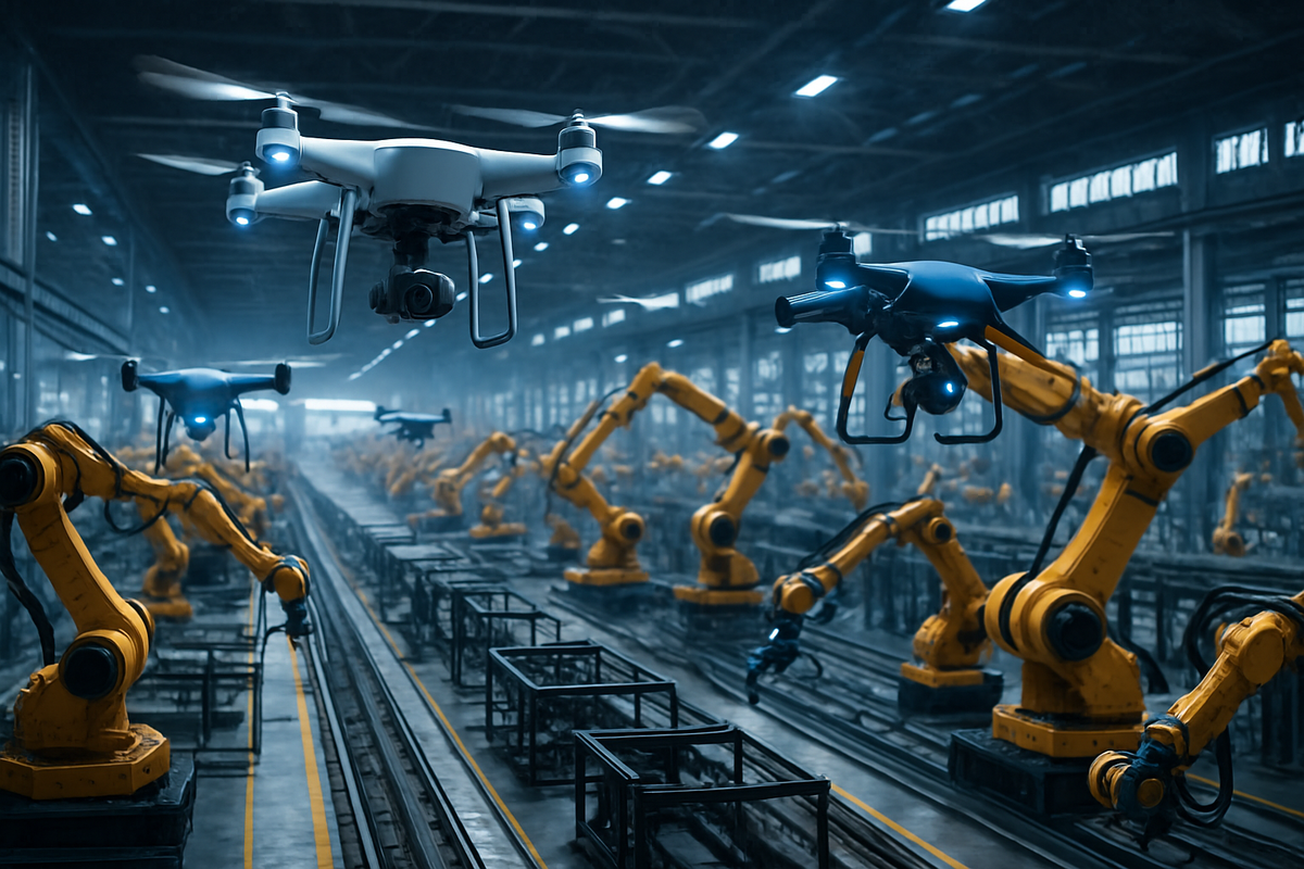 Дроны, 3D-печать и алгоритмы: фабрики без людей