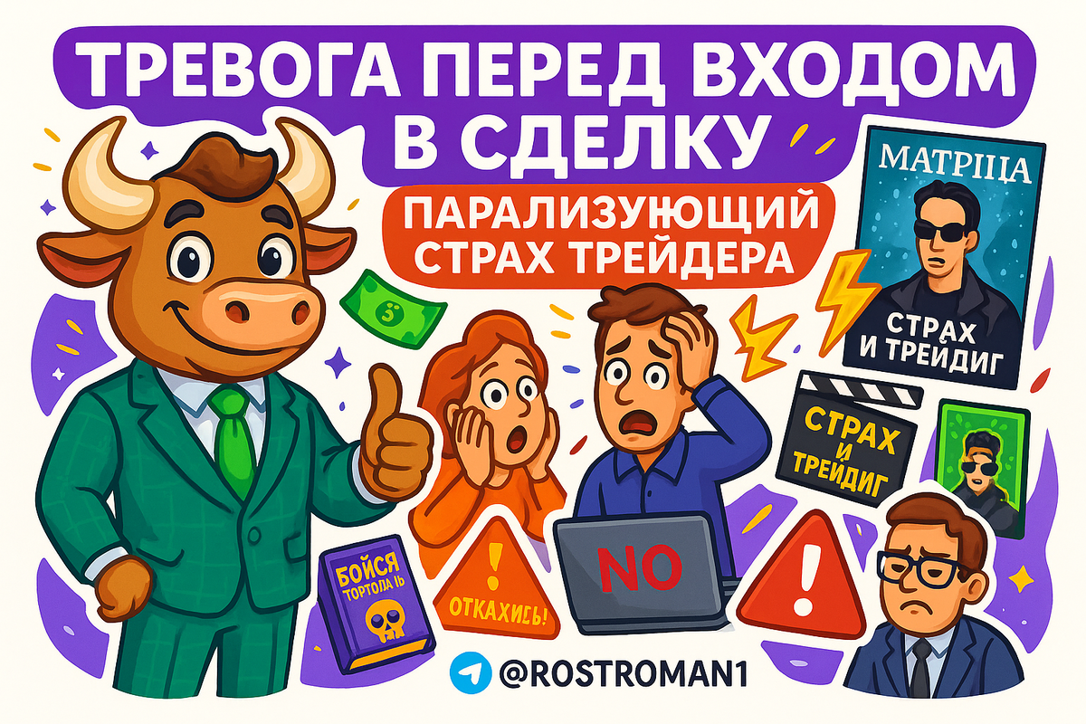    Тревога перед входом в сделку: 7 скрытых ловушек, которые парализуют трейдера РоСТ | Роман о Системном Трейдинге