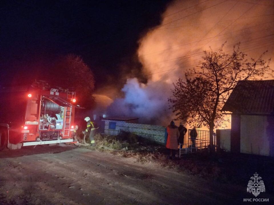    Пожар в Рубцовске. Источник: МЧС по Алтайскому краю