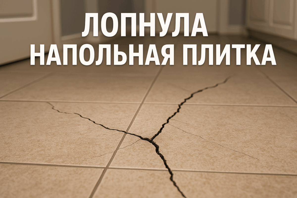    Лопнула напольная плитка — ремонт или замена Михаил Юрьевич