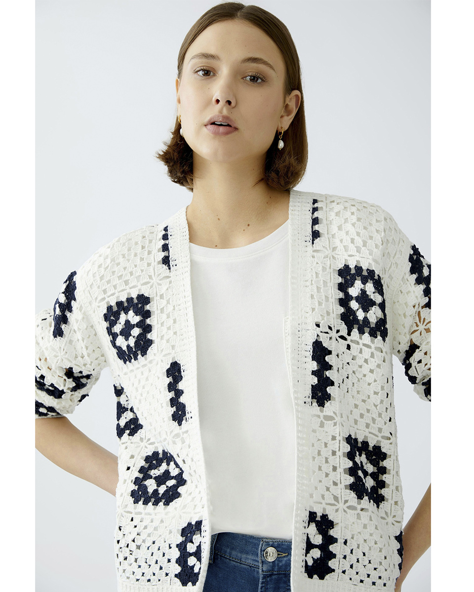 Кардиган из бабушкиных квадратов