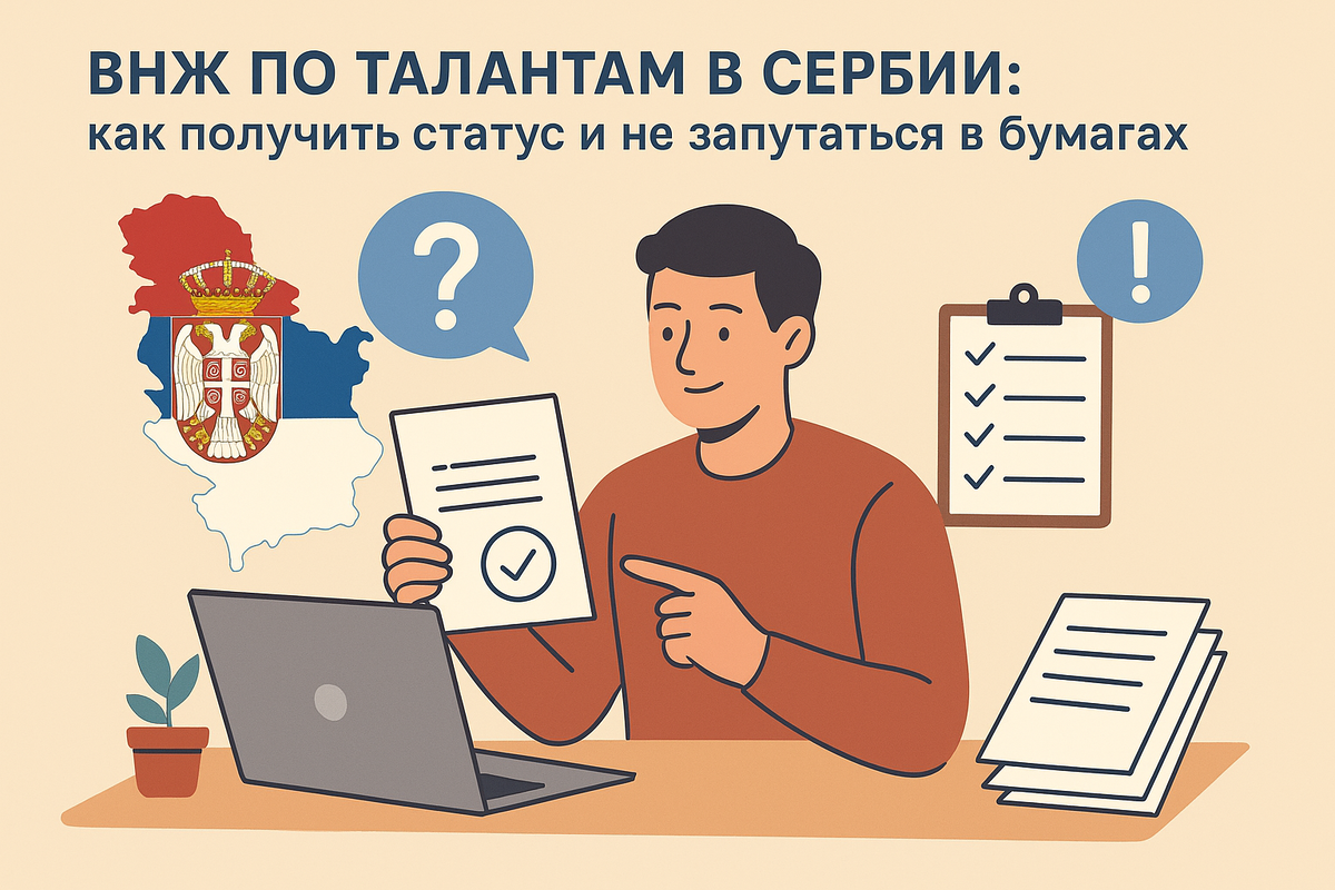 ВНЖ в Сербии по работе и талантам