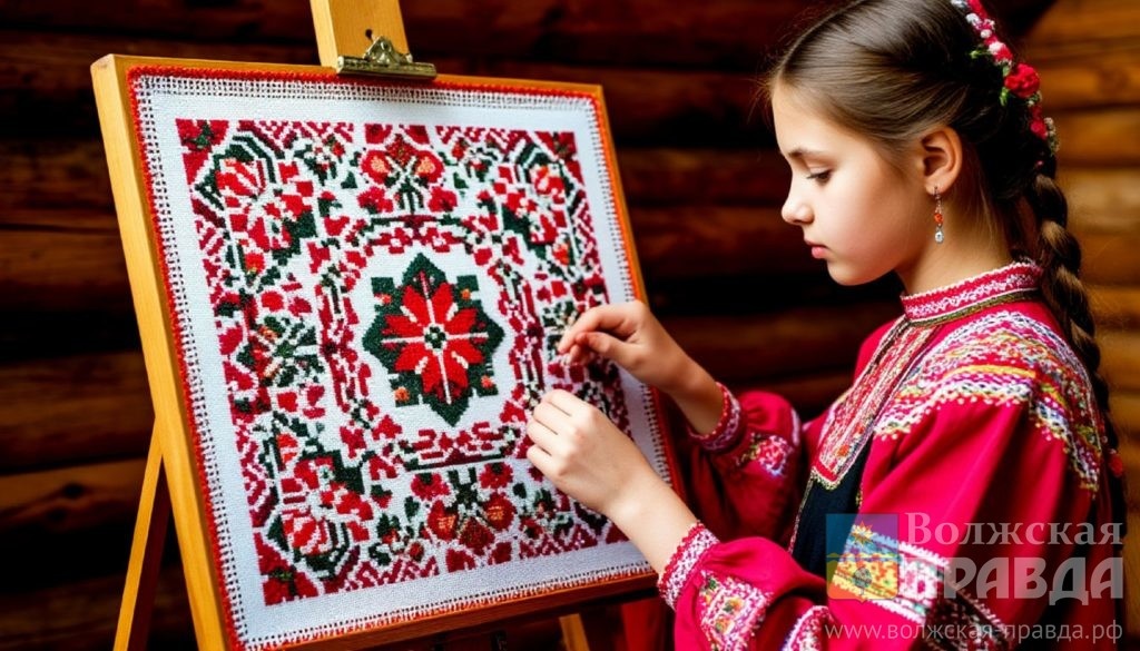 Изображение сгенерировано с помощью нейросети Шедеврум и носит иллюстративный характер📷    Покров — первое зазимье: традиции 14 октября
