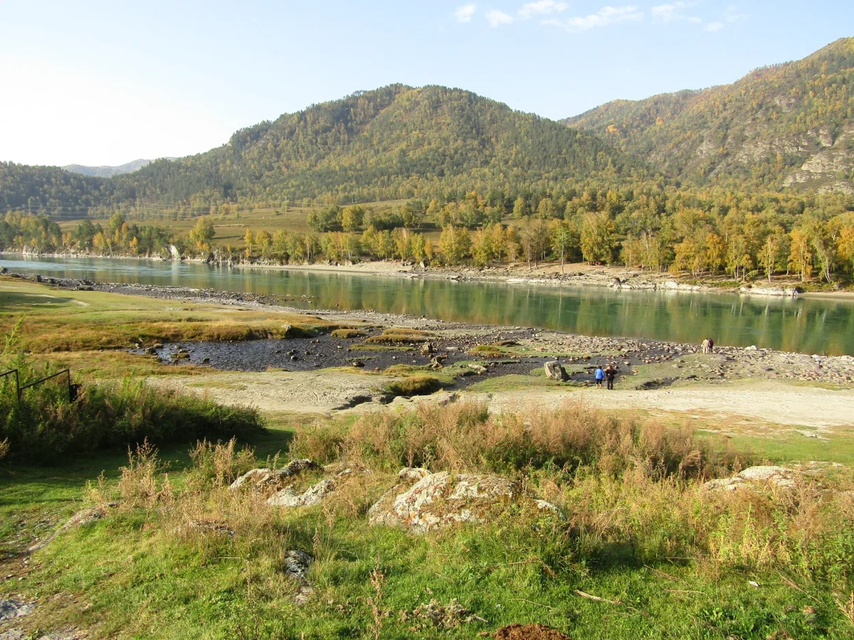 Река Катунь. Республика Алтай. Фото автора -Татьяна Фомичева