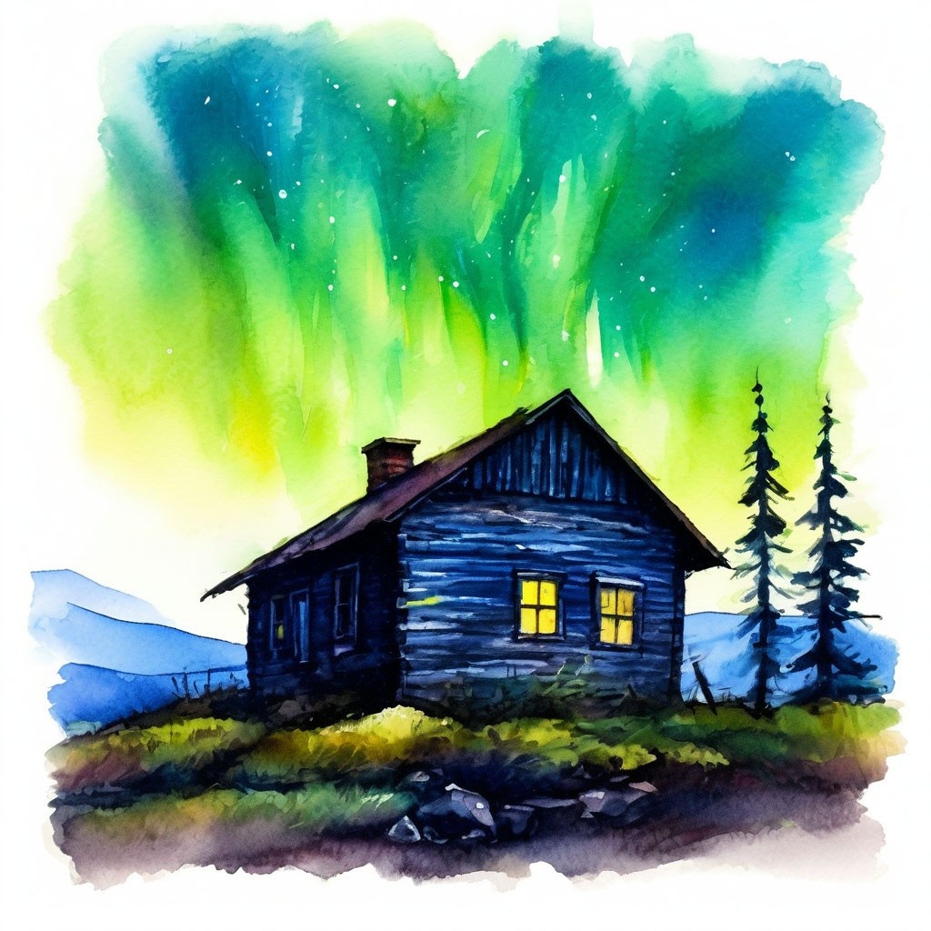 Северное сияние возникает во время битв воинов