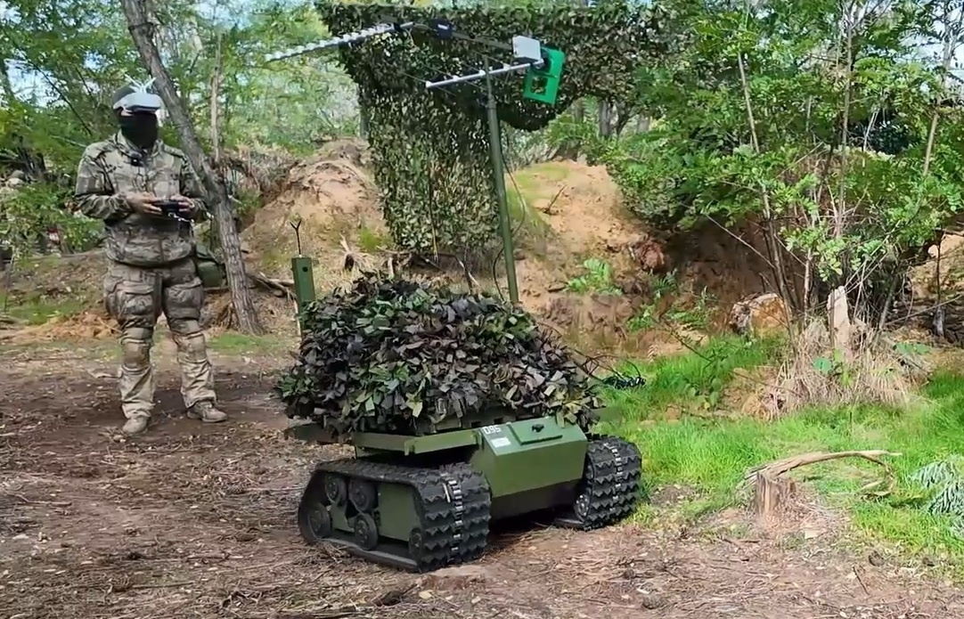 Пилот роботизированной тележки с позывным Воланд.