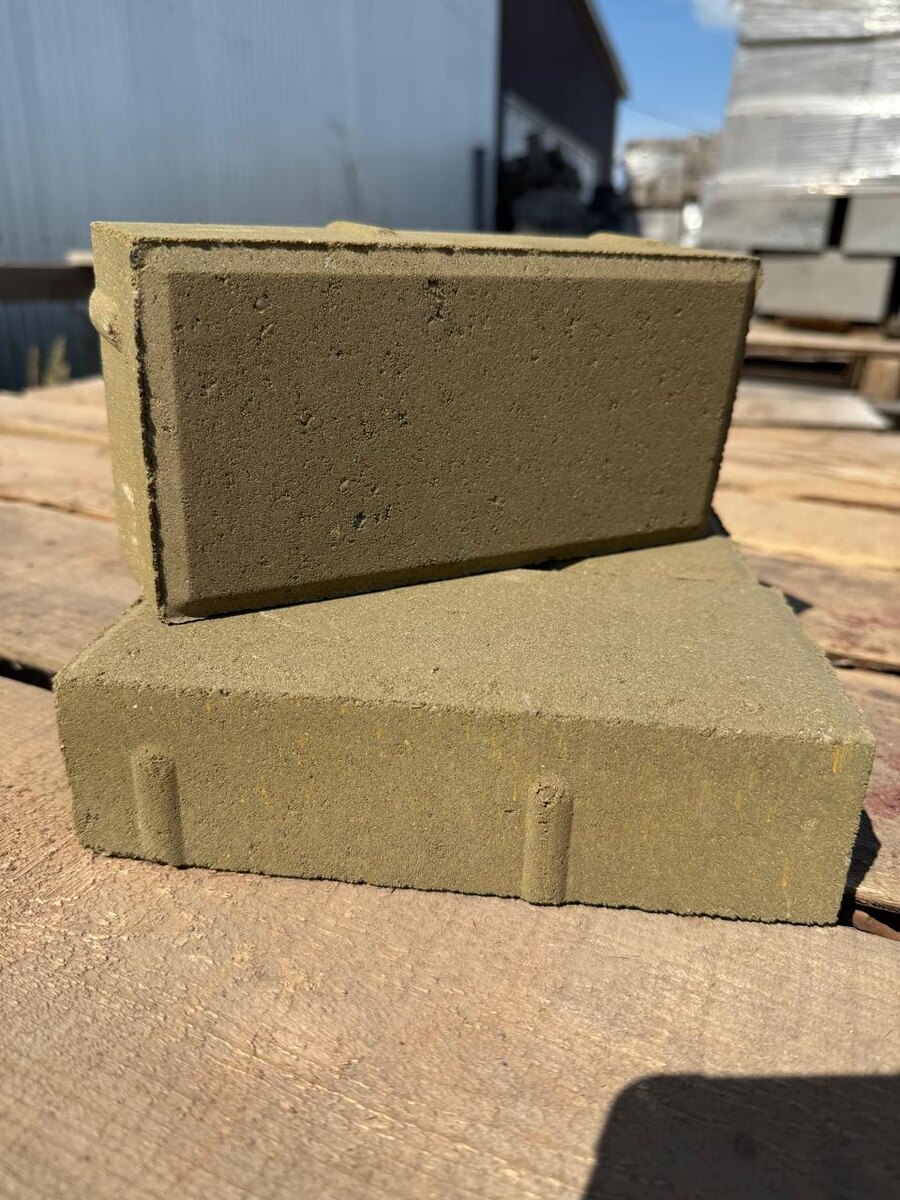 Брусчатка «Кирпичик» желтый. Завод строительных материалов «Строй Век», СтройВек118.рф, +7(3412)565-871, +7 912 766 7877 (WhatsApp, Telegram)