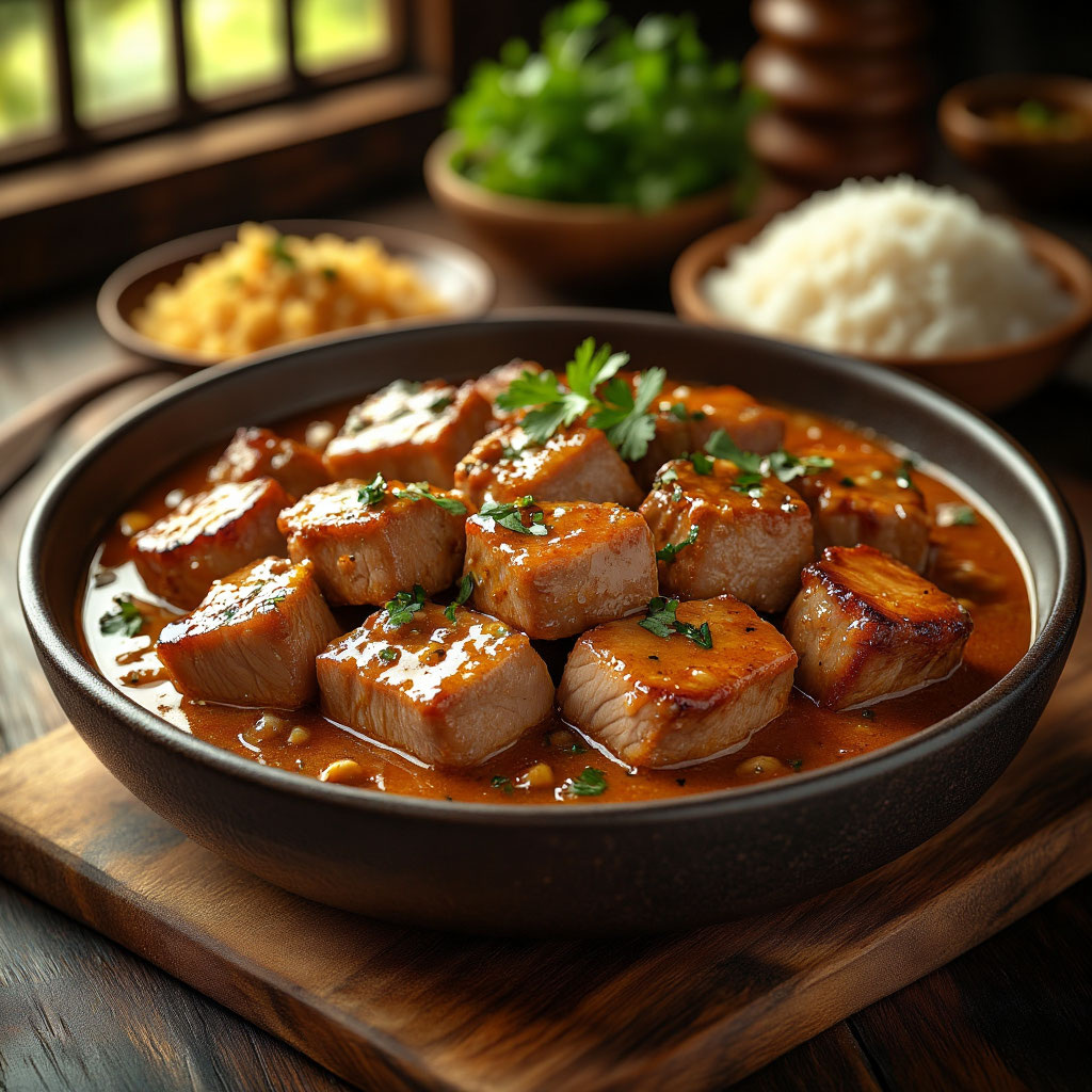 Коломбо из свинины. Экзотические рецепты.