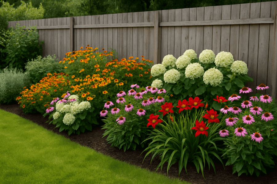 Иногда люди планируют цветник около дома, а когда отмечают освещенность, понимают, что там тень почти весь день. В итоге переносят клумбу в более солнечное место. Источник — нейросеть Dall-E