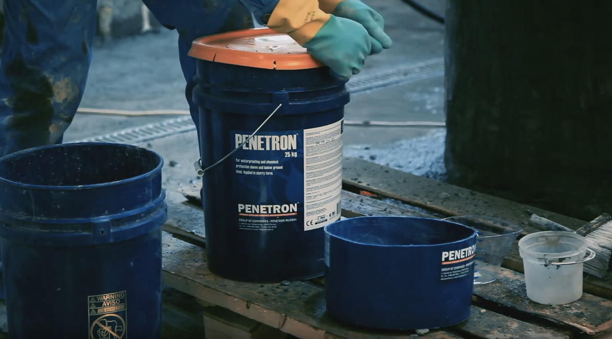 Проникающая гидроизоляция «Пенетрон»