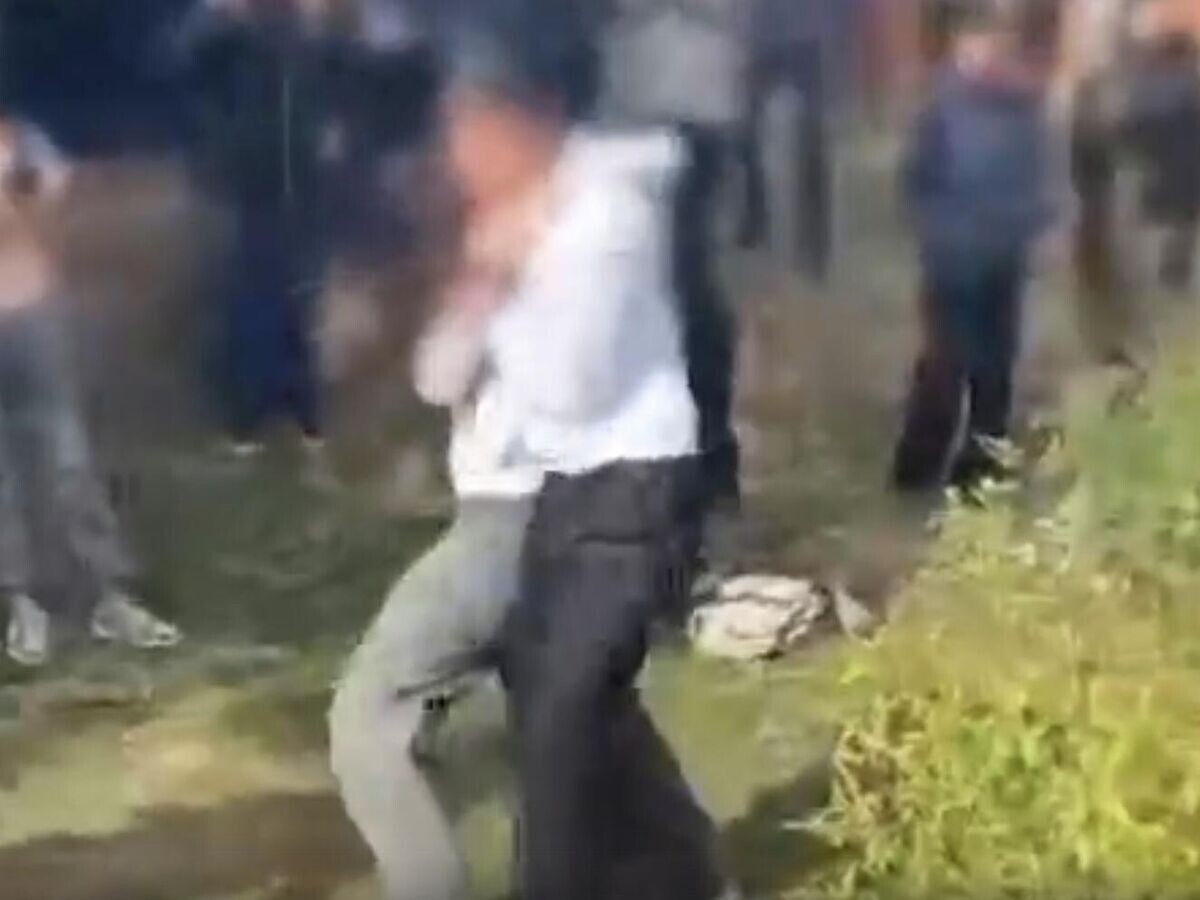    Девятиклассница избила школьников в Приморском крае© Кадр видео из соцсетей