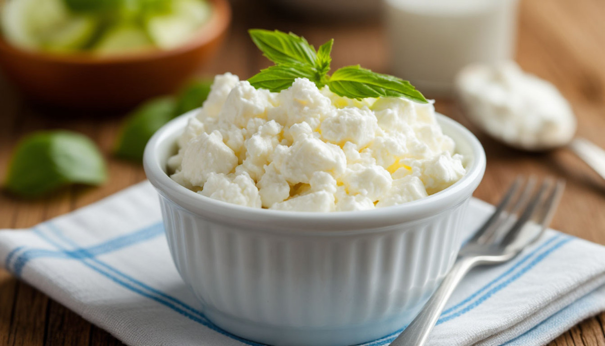    На ночь взбалтываем ряженку и сметану: на утро получаем сыр "Филадельфия" - готовится, пока вы спите