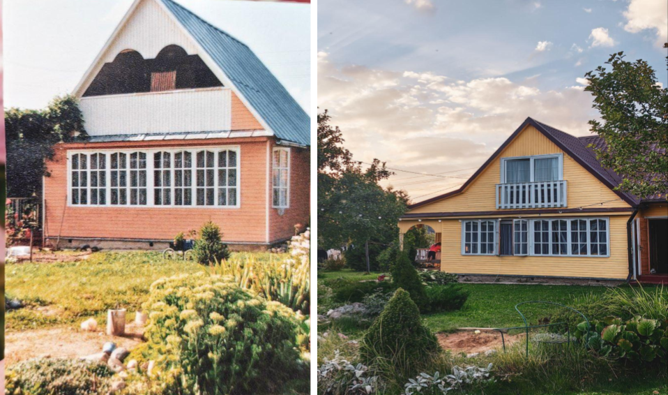 Дача в 2005 году и в 2025 году