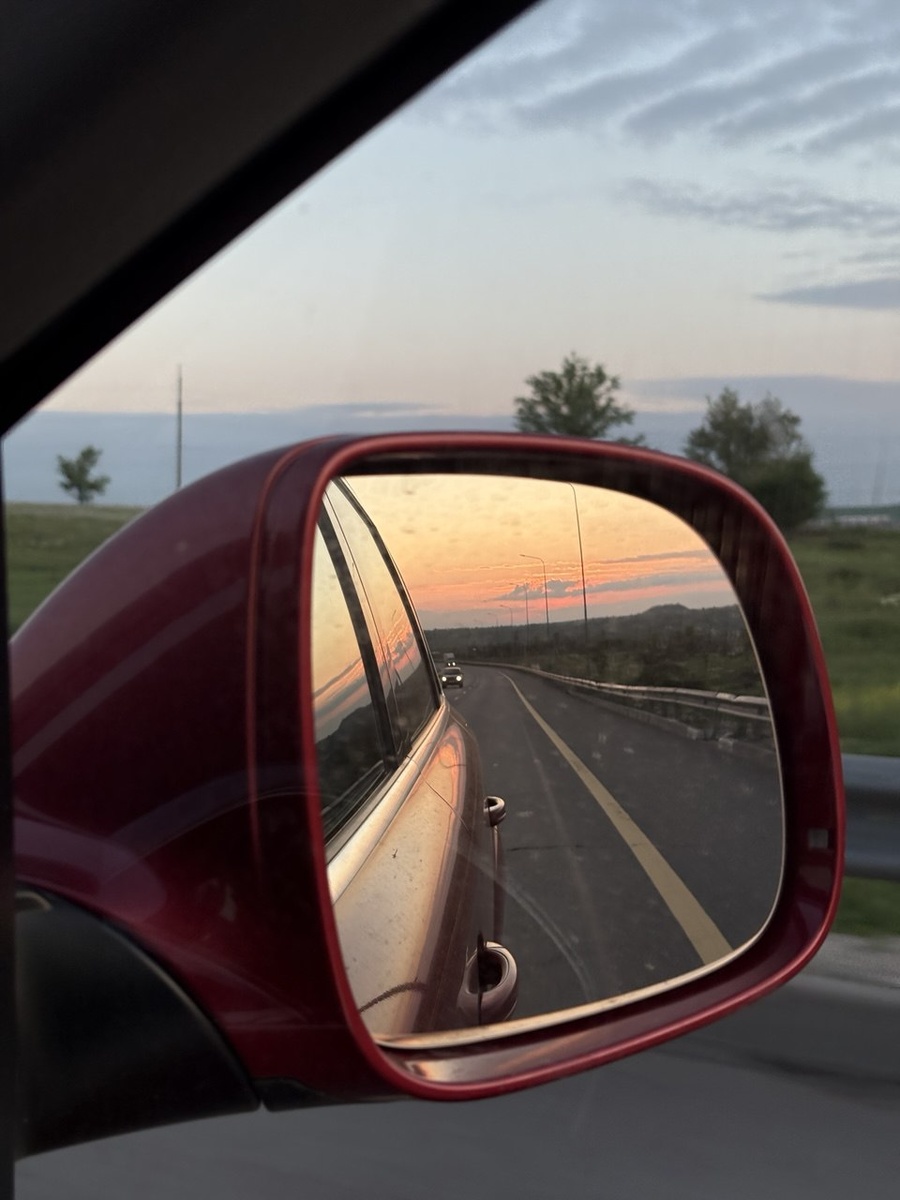 Закаты в дороге самые красивые...