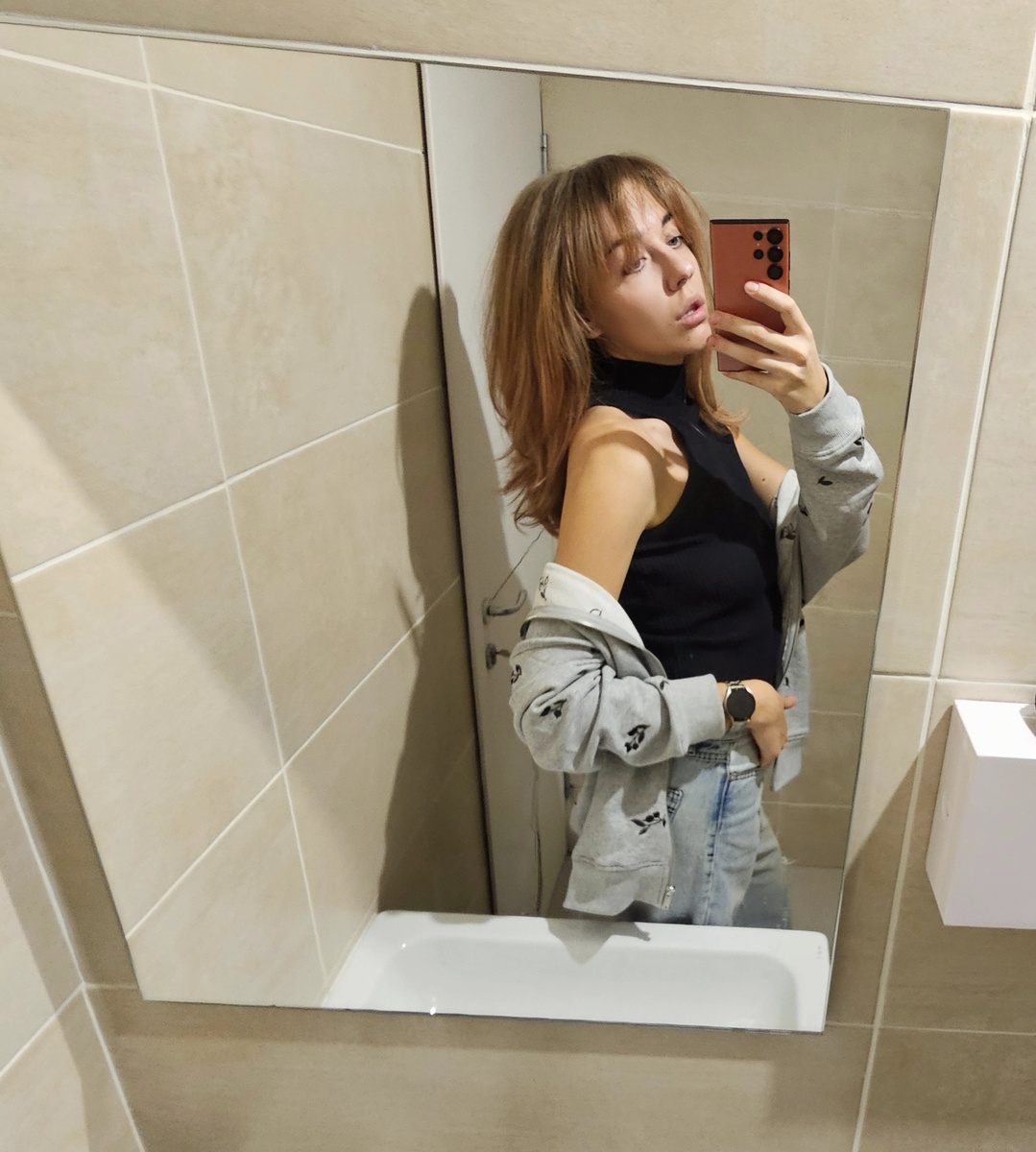 Тот редкий момент, когда я делаю укладку