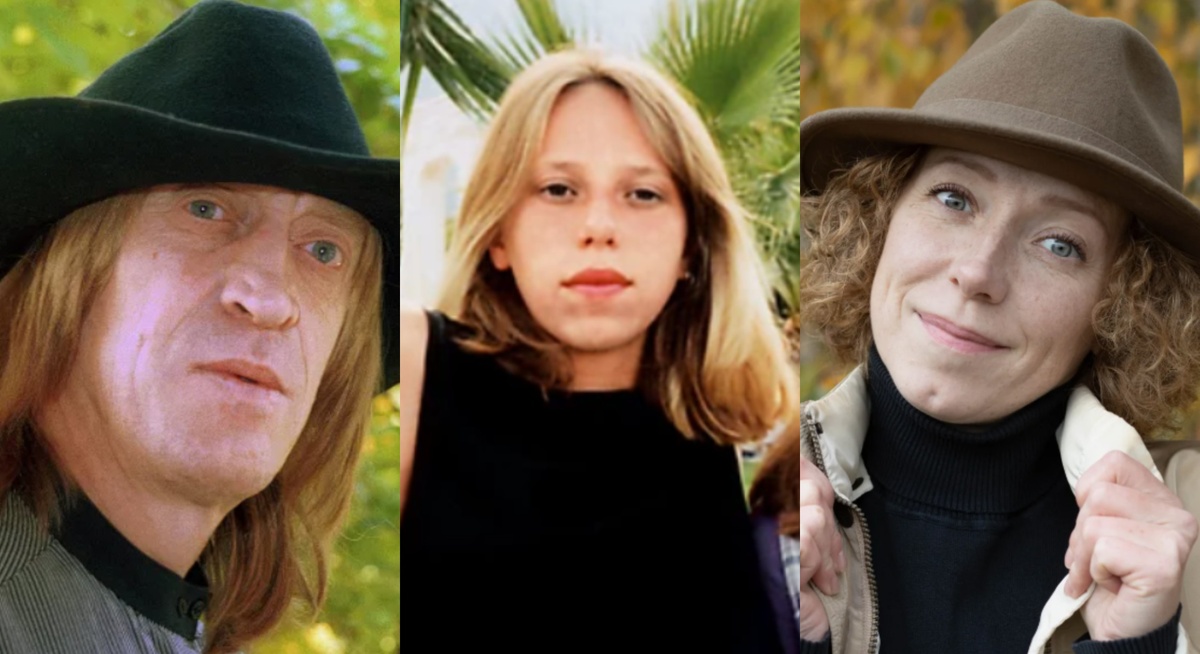 на фото Виктор Авилов с дочками