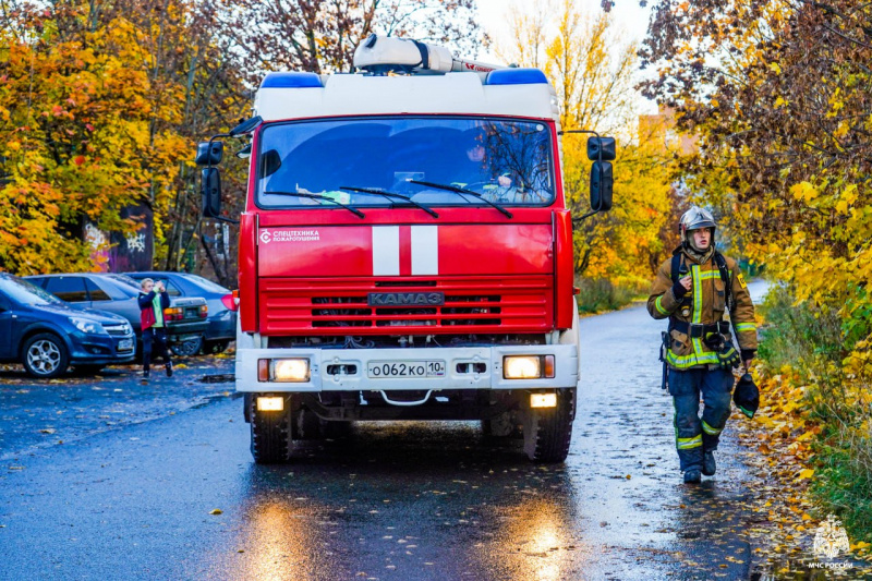    Кафе задымилось в ПетрозаводскеМЧС Карелии