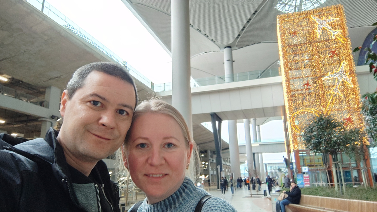 Первое фото в аэропорту Стамбула 