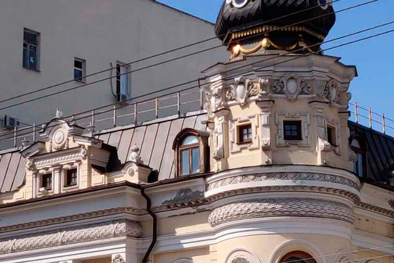 Дом актрисы Черновой, подаренный ей поклонником. Улица Большая Садовая, 27. Фото: Den I / Яндекс Карты