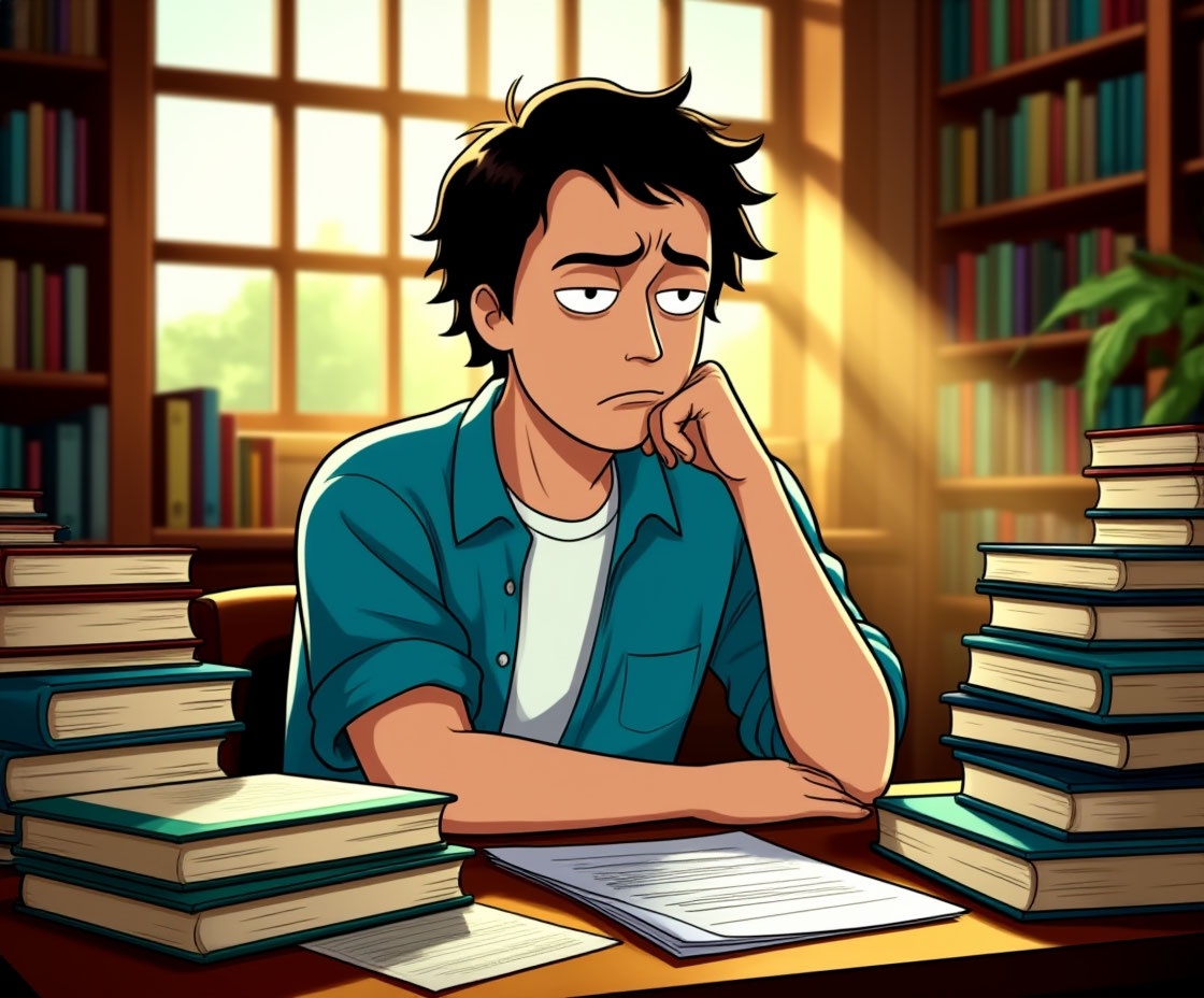 Прокрастинация. Создано при помощи ИИ.