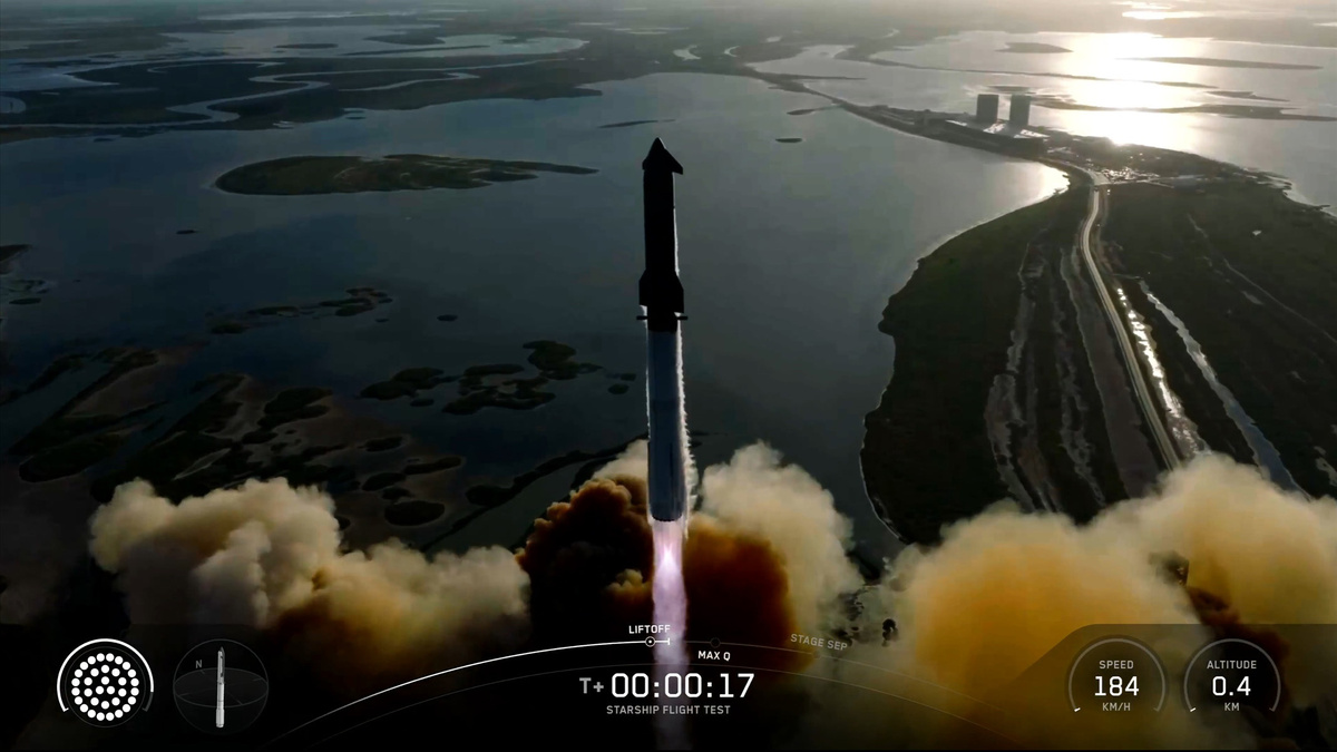 Скриншот видео SpaceX