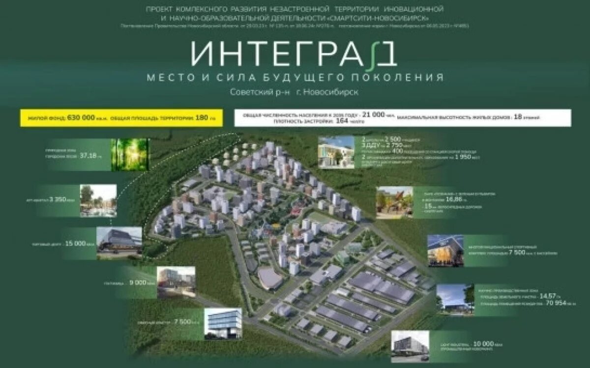    В НСО презентовали проект нового научного микрорайона «Интеград»