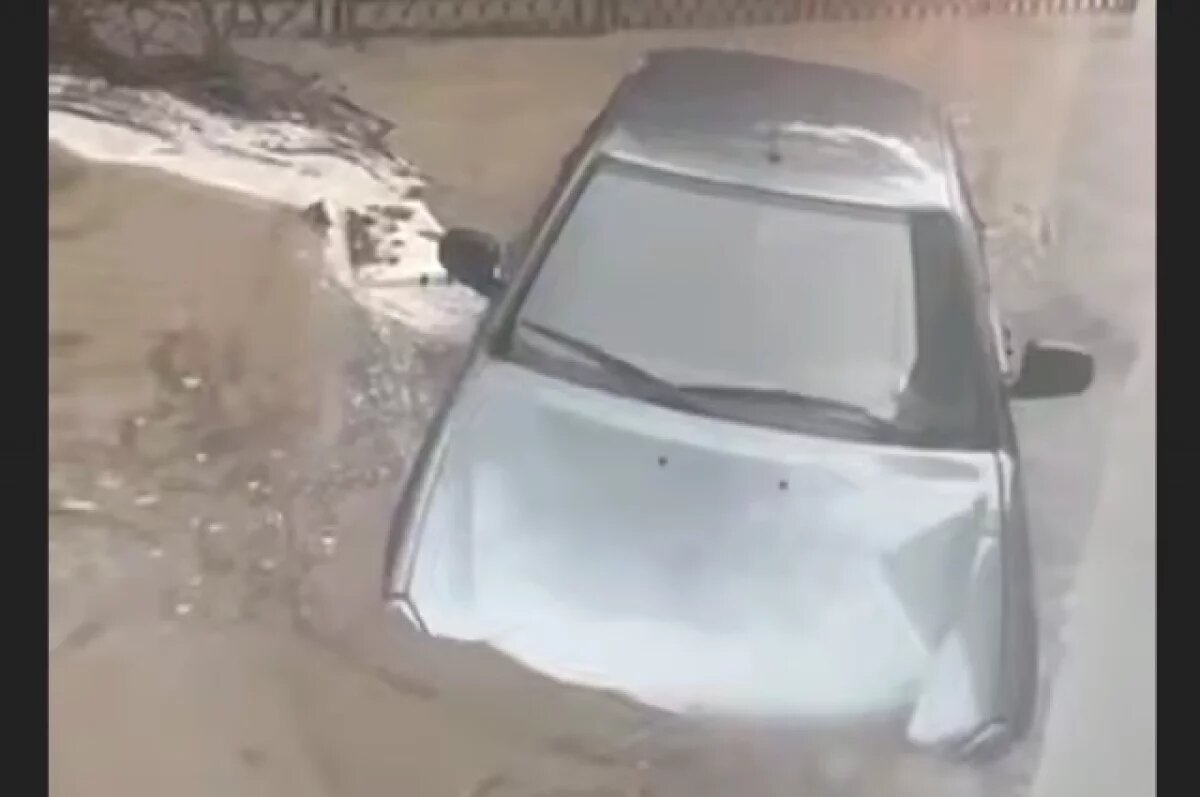    Обильные дожди подтопили курортный поселок под Туапсе