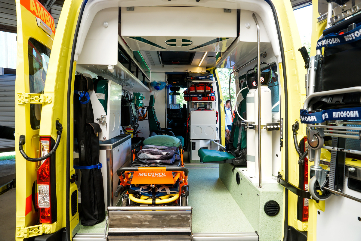 Машина неотложной помощи в Латвии © Sputnik