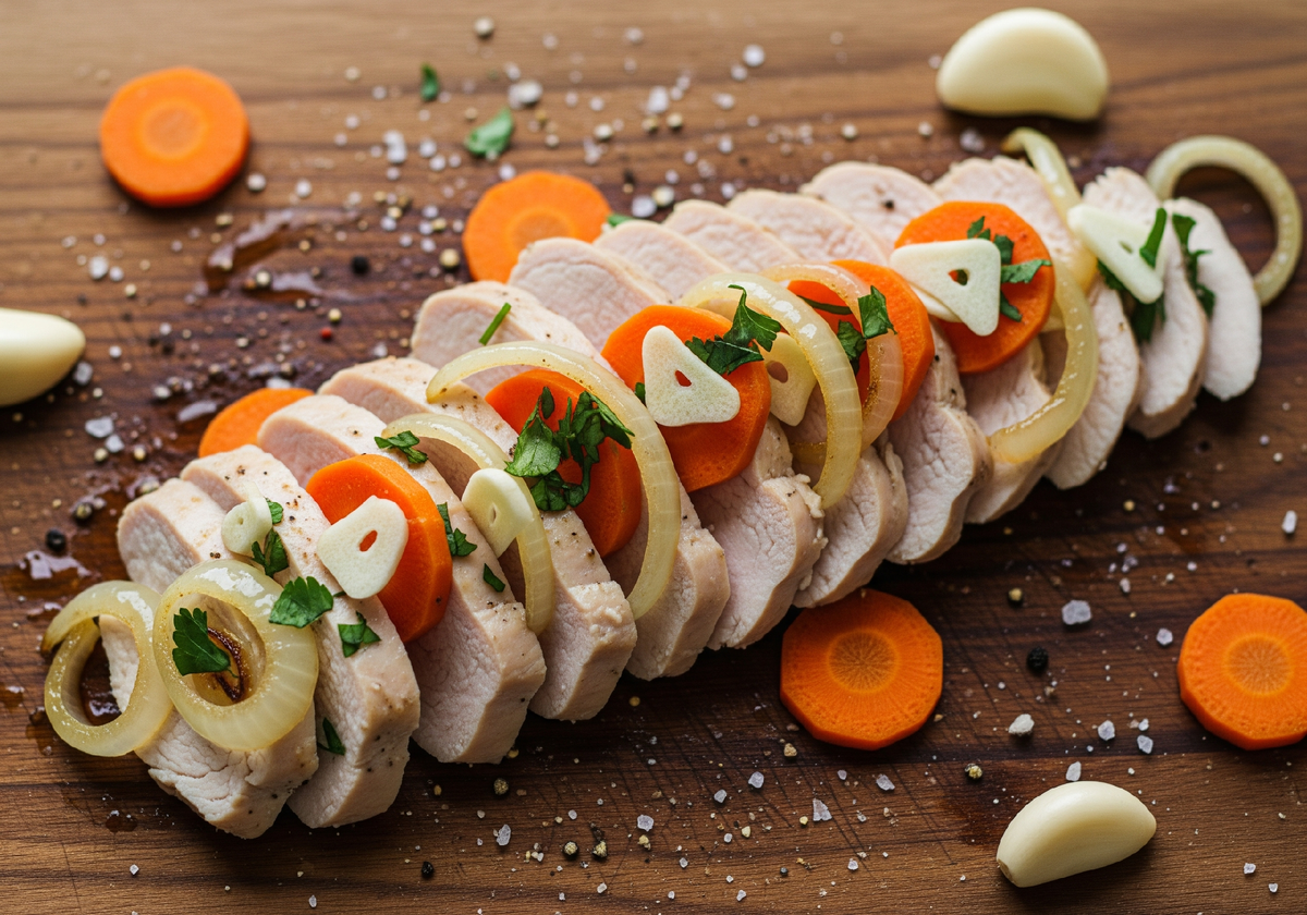 Курица с овощами