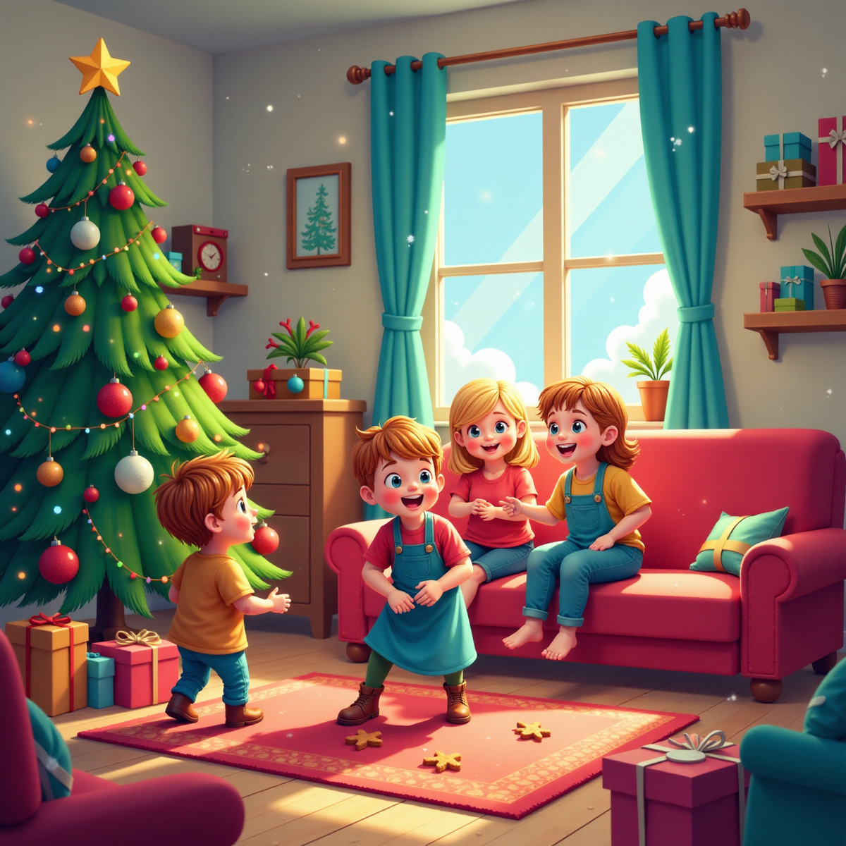 В самой сердцевине Дедморозовской резиденции царит предпраздничная суета. Но в этом году волшебство под угрозой: из-за внезапной метели магический Компас Радости, указывающий путь подаркам, сломался. Ответственность ложится на юного и неунывающего Снеговика-почтовика по имени Прошка. На стареньких санях, запряжённых верным псом Дружком, он должен доставить мешок с подарками в старшую группу «Солнышко», полагаясь лишь на свою смекалку и доброе сердце. В это время в детском саду ребята, готовясь к утреннику, начинают сомневаться: дойдут ли до них подарки сквозь такую вьюгу? Трогательная история о вере, дружбе и о том, что самое важное путешествие – это путешествие к сердцу другого человека.