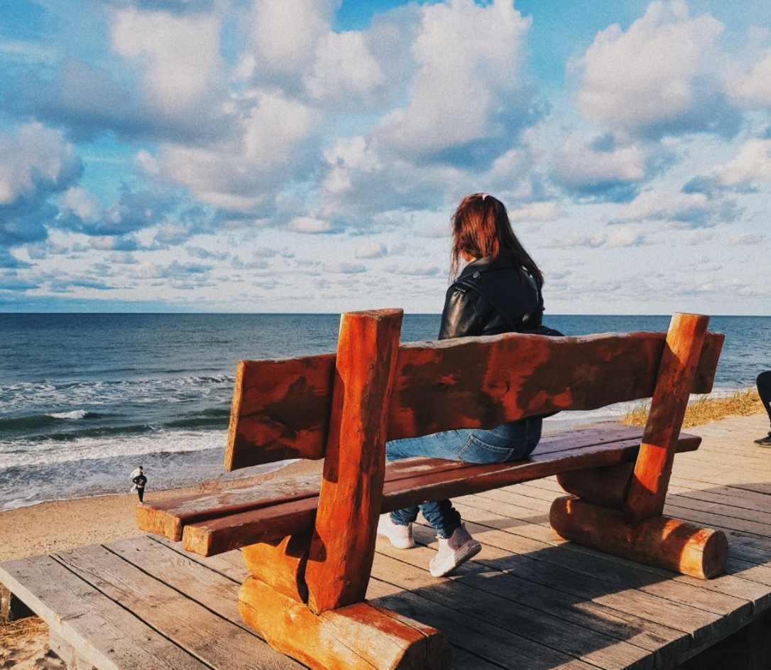 Балтийское море. Куршкая коса. 24.10.2021г. Фото автора.