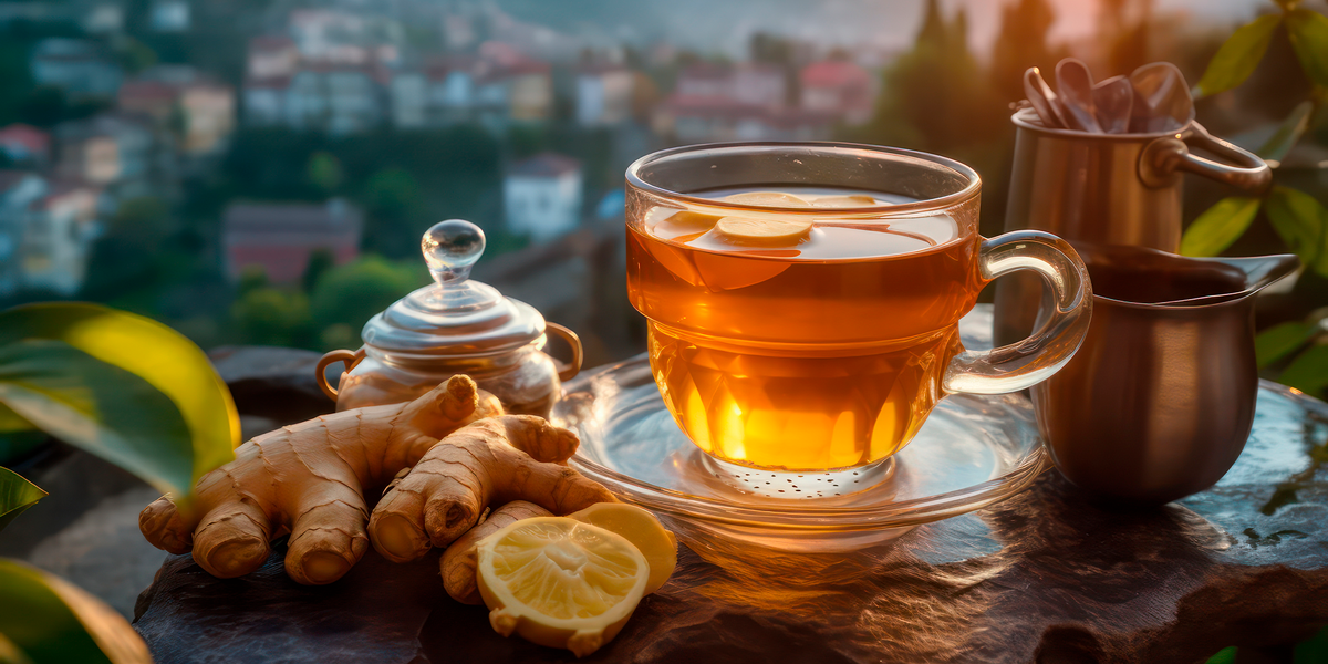 Имбирный чай с пряностями — естественный способ проснуться без кофеина.