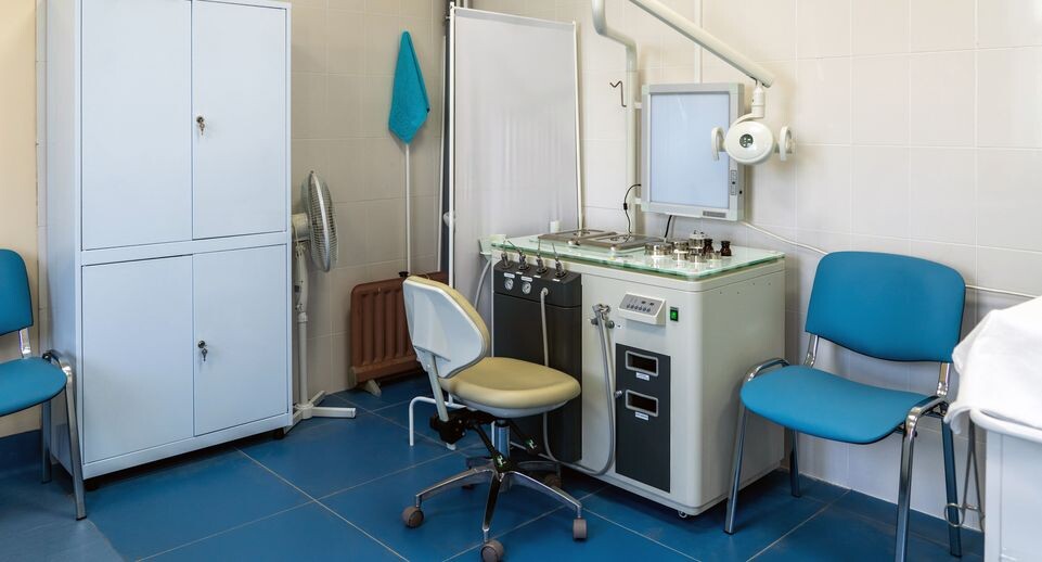    Оборудование в кабинете лор-врача во взрослой поликлинике после капитального ремонта в Волоколамске / Медиасток.рф