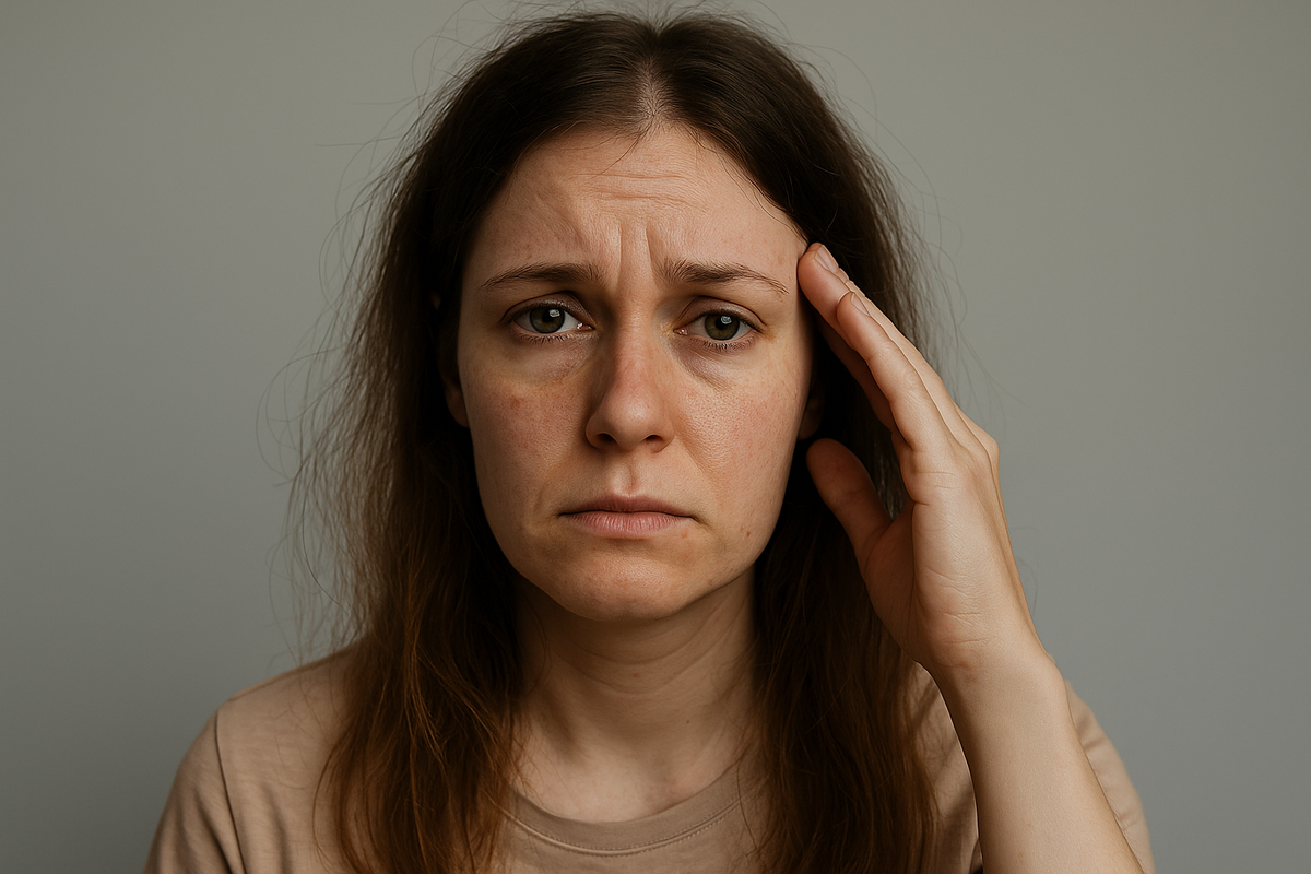 Девушка с дефицитом биотина