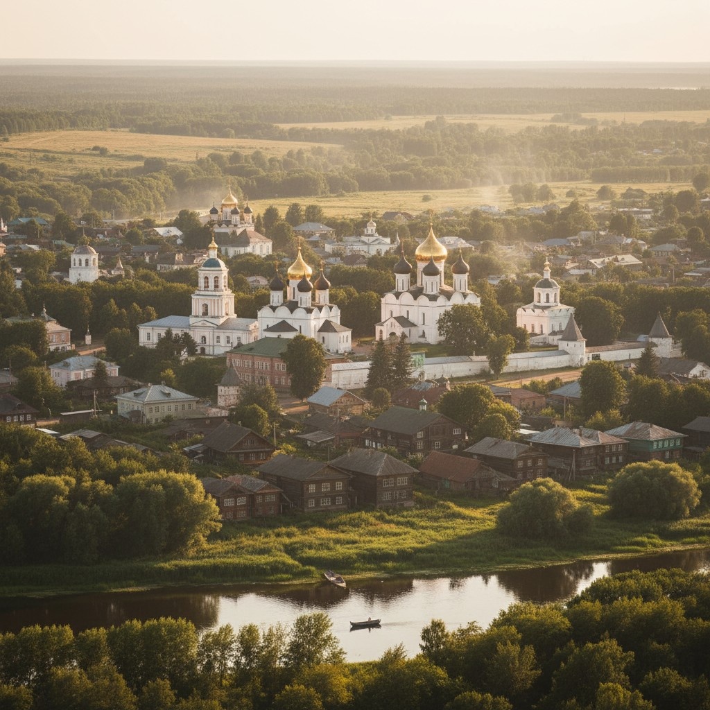 Муром глазами художников и фотографов (фото создано с помощью ИИ)