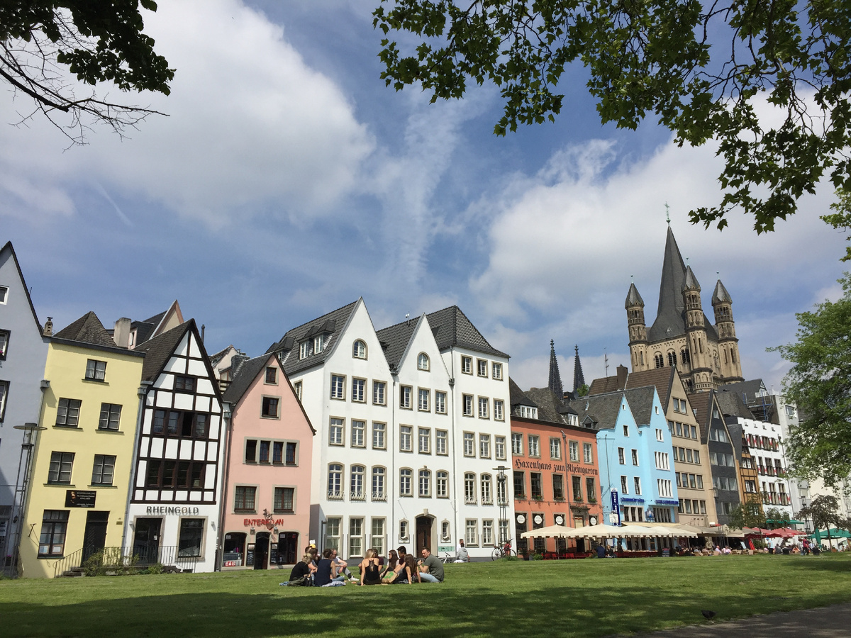 Центр города Кёльна, Германия, май, 2019