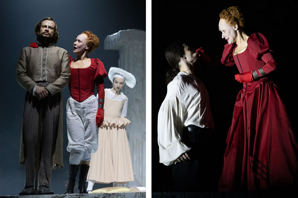 Сцена из спектакля «Елизавета Английская». 